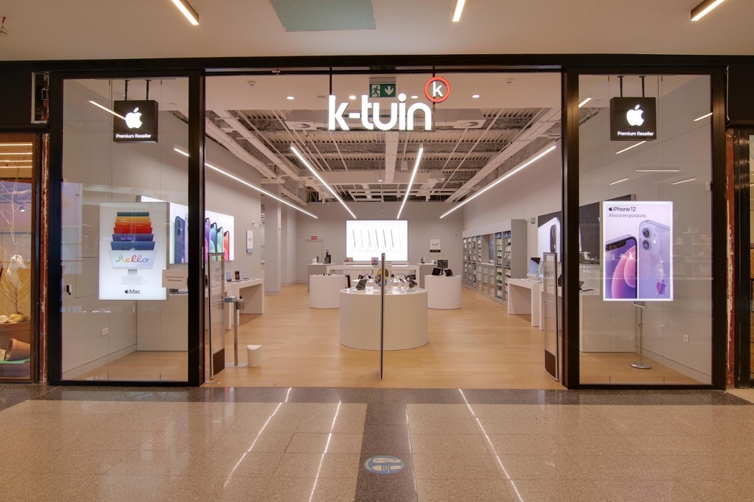 exterior view of a hi tech store