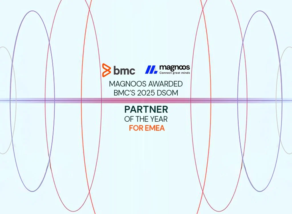 a digital graphic in light blue with BMC and MAGNOOS logos showing