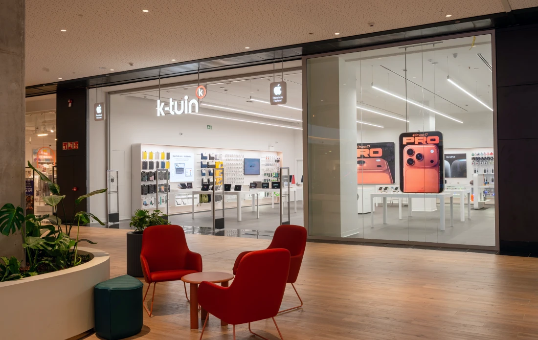 exterior view of a hi tech store